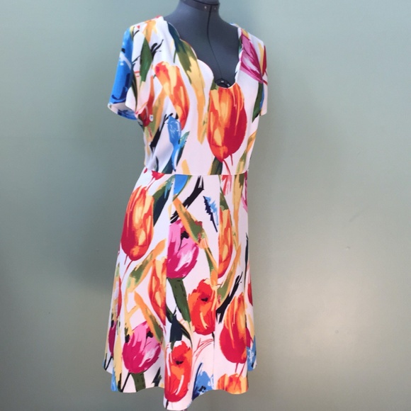 Phase Seven Women's Floral Dress Sz 18 - Picture 2 of 5